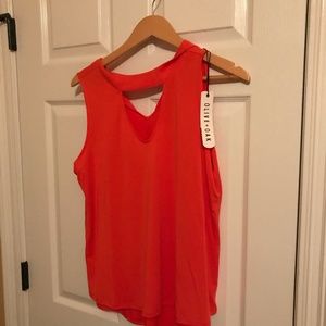 Brand new sexy sleeveless blouse